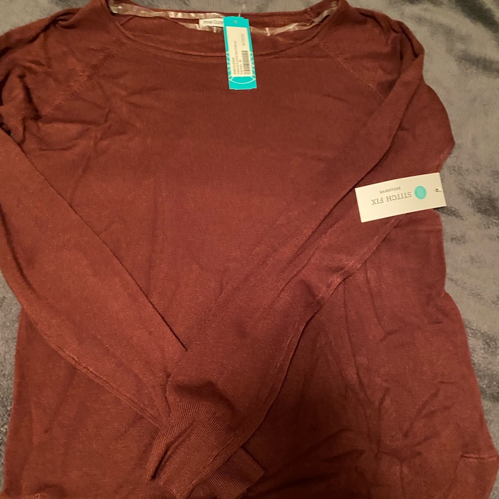 Burgundy Sweater nwt